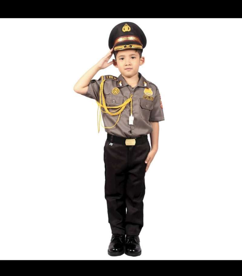 Jual Seragam Kostum Pakaian Profesi Polisi Anak 3 8 Tahun Terbaru Juni 2021 Blibli