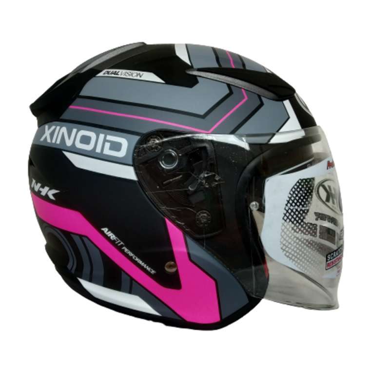 Jual Nhk R1 Xinoid Black Doff Pink Nhk R 1 Xinoid Double Visor Original Nhk Murah Juni 2021 Blibli