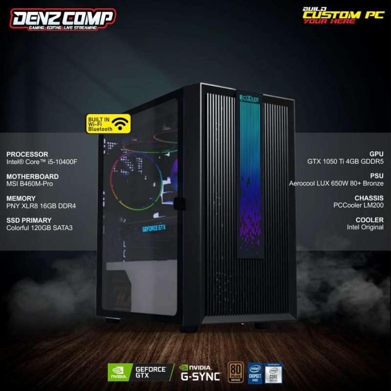 10400f 1050 ti outlet