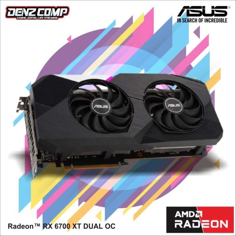 Asus Tuf Gaming Radeon Rx 6700 Xt Buy Kartu Grafis Asus Tuf Gaming