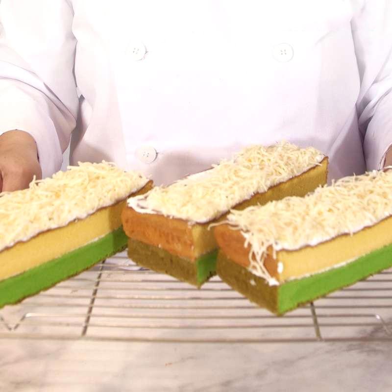 Jual Bakingworld Id Kursus Cara Mudah Membuat Kue Lapis Pandan Keju Online Oktober 2020 Blibli Com