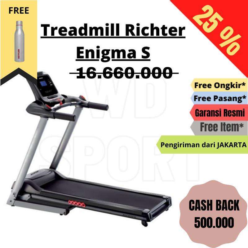 Jual Treadmill RICHTER TREADMILL ENIGMA S Running Lari Jogging