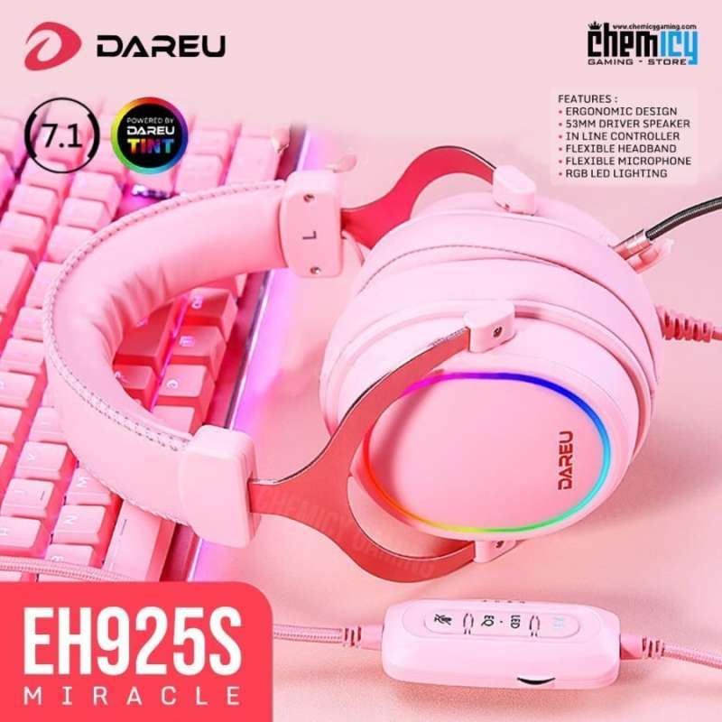 Dareu hotsell headset pink