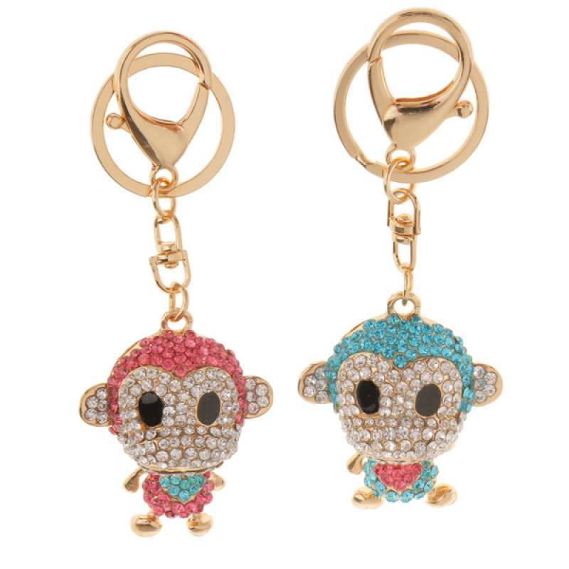 bag with monkey charm