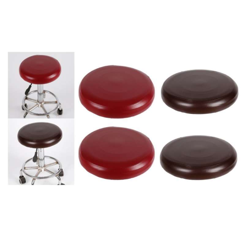 Jual Oem Home Bar Stool Covers Pu Leather Round Chair Seat Cushions Sleeves 4 Pcs Online Desember 2020 Blibli