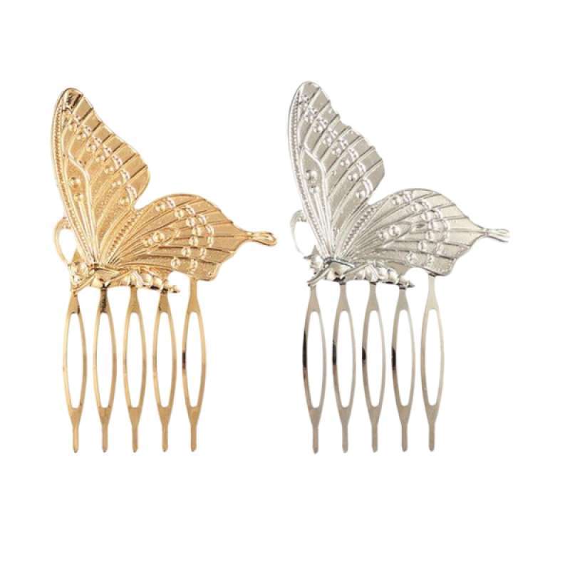 Promo Set Of 2 Butterfly Hair Comb For Wedding, Hair Clip Vintage Hair  Accessories Headdress For Brides And Bridesmaids Diskon 17% di Seller Homyl  - China | Blibli
