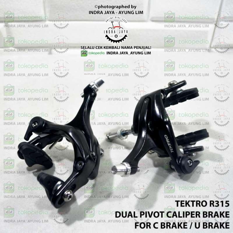 Jual Tektro C Brake U Brake Road Or Folding Bike R315 Black Di