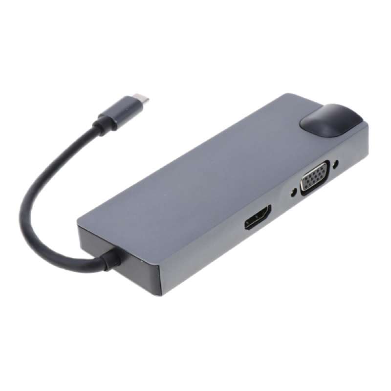 Type-C Adapter 4K HDMI+VGA 2 USB Ports 