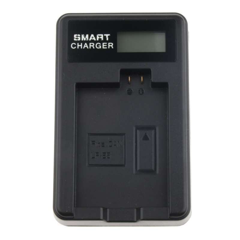 lcd usb battery charger for canon lp e5 eos 1000d rebel t1i xs xsi kiss x2