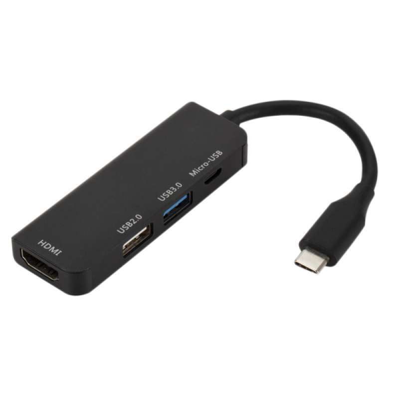 Jual Black Usb C Type C To Hdmi Tv Micro Usb3 0 2 0 Adapter Cable Hi Speed For Pc Online Oktober 2020 Blibli Com