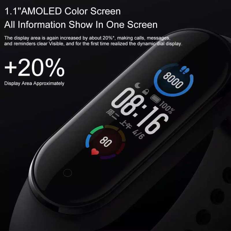 Jual Xiaomi Mi Band 5 Amoled Display 