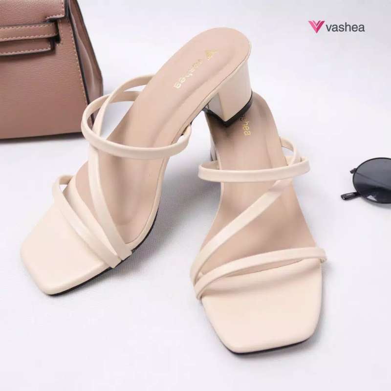 Jual Vashea Shena Heels Sepatu Sandal Wanita Hak Tinggi 5cm Promo New Arrival Online Oktober 2020 Blibli Com