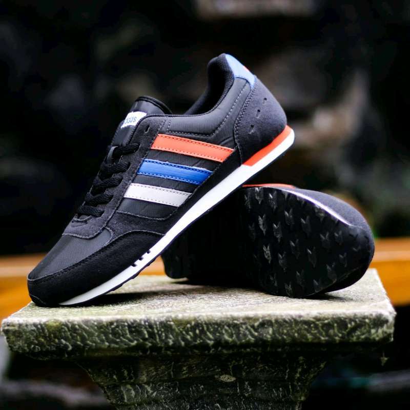 SEPATU AD1DAS NEO CITY RACER BLACK FRANCE