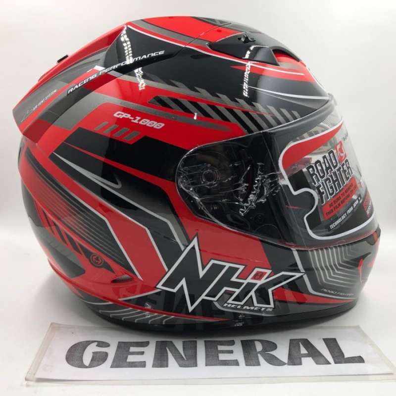 Helm nhk full face merah new arrivals