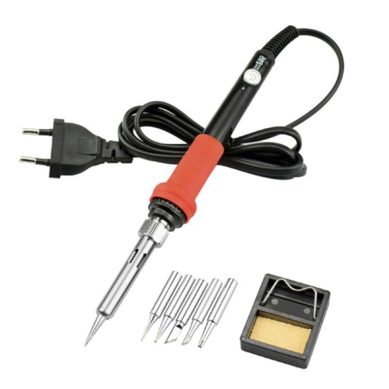 Jual Adjustable Temperature Electric Welding Soldering Iron Tools 5 Tips 220v Online Desember 2020 Blibli