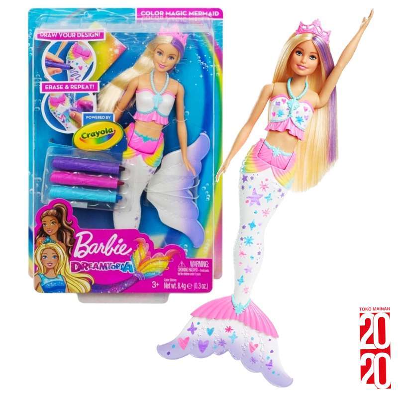 Crayola mermaid barbie outlet