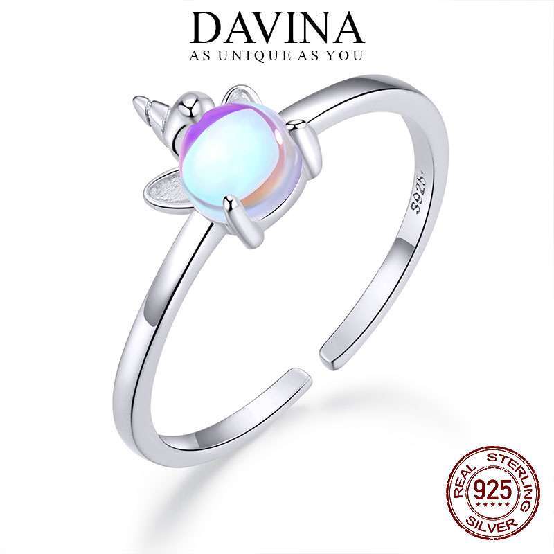Jual Cincin Perak Davina Zola Ring 925 Sterling Silver Wanita Korea Asli S925 Tunangan Kawin Nikah Putih Murah Mei 2021 Blibli