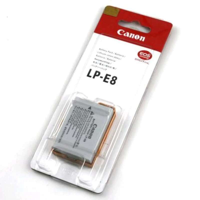 battery baterai batre canon lp e8 li ion 550d 600d 700d