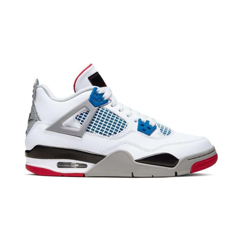 Jual Nike Young Athletes 408452 146 Air Jordan 4 Retro Big Kids Shoes Blue Online Oktober 2020 Blibli Com