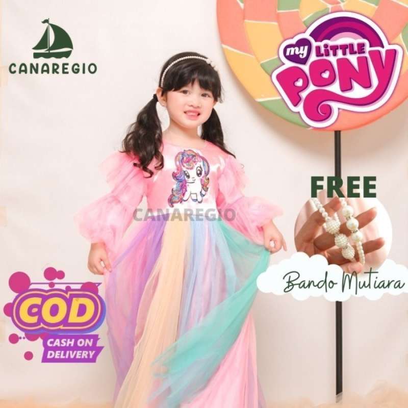 baju gaun my little pony