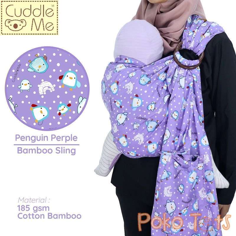 Cuddle Me Ring Sling Bamboo Gendongan Bayi CuddleMe Ringsling Kain