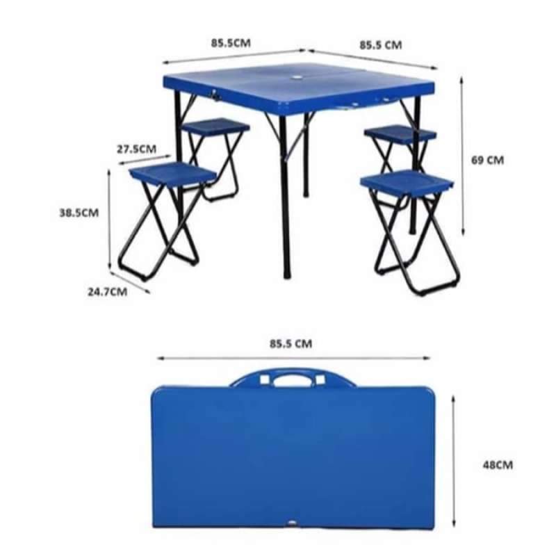 Jual Kursi Meja Camping Set Picnic Table Chair Set Praktis Do Online Oktober 2020 Blibli Com
