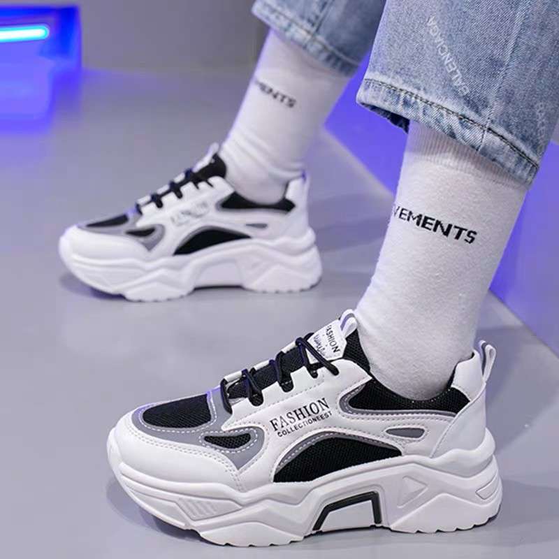 18+ Sepatu Sneakers Wanita Import Korea Gif