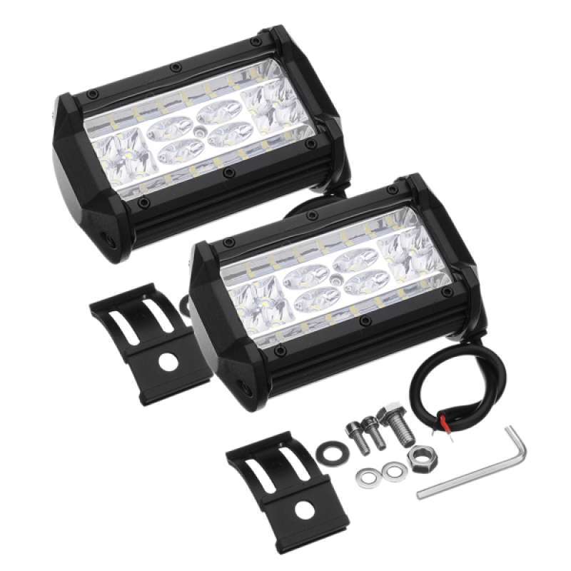 2pcs 5 inch 168w led work light bar flood combo for car driving tractor