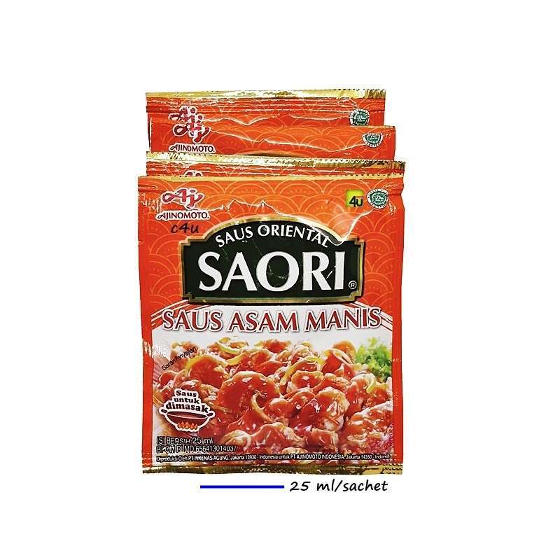 Jual Saori Saus Oriental Saus Asam Manis 25 Ml Sachet Bumbu Instan Terbaru Desember 2021 Harga Murah Kualitas Terjamin Blibli