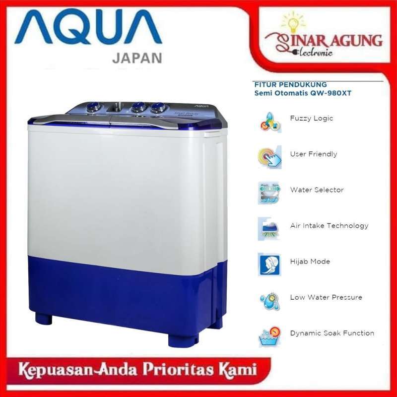 Jual Mesin Cuci Sanyo Aqua Qw 980xt Twin Tub 9 Kg Murah Mei 2021 Blibli Jual Mesin Cuci Sanyo Aqua Qw 980xt Twin Tub 9 Kg Murah Mei 2021 Blibli