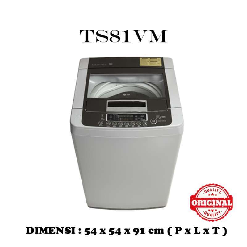 Jual Mesin Cuci Lg Ts81vm 8 Kg Top Loading Ts 81 Vm Ready Free Ongkir Medan Online Desember 2020 Blibli