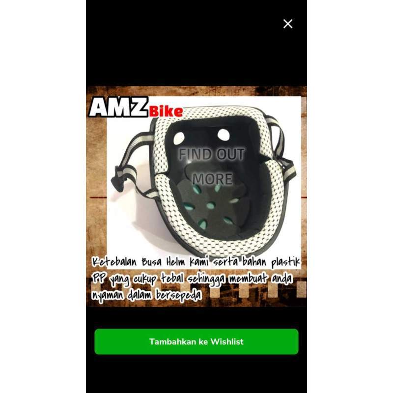 Jual Helm Sepeda Helmet Bike Amz Bike Aman Dan Nyaman Saat Bersepeda Online Desember 2020 Blibli