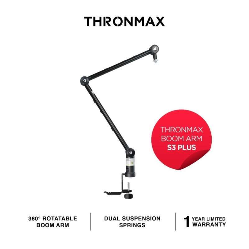 Thronmax Zoom S3+ S3 Plus Microphone Boom Arm Stand Gantungan Mic Stand  Mic