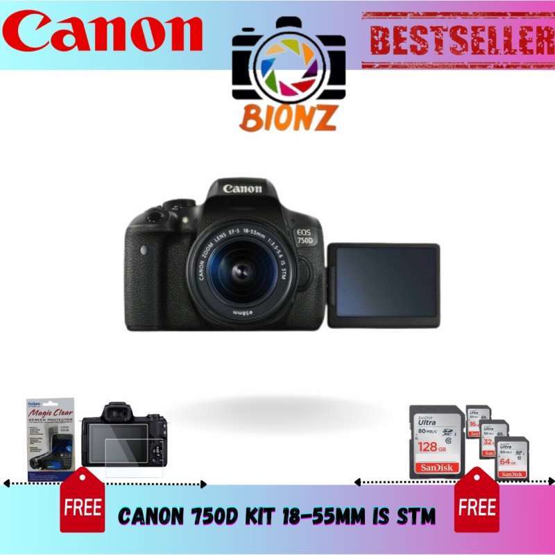 CANON EOS 750D KIT 18-55MM IS STM