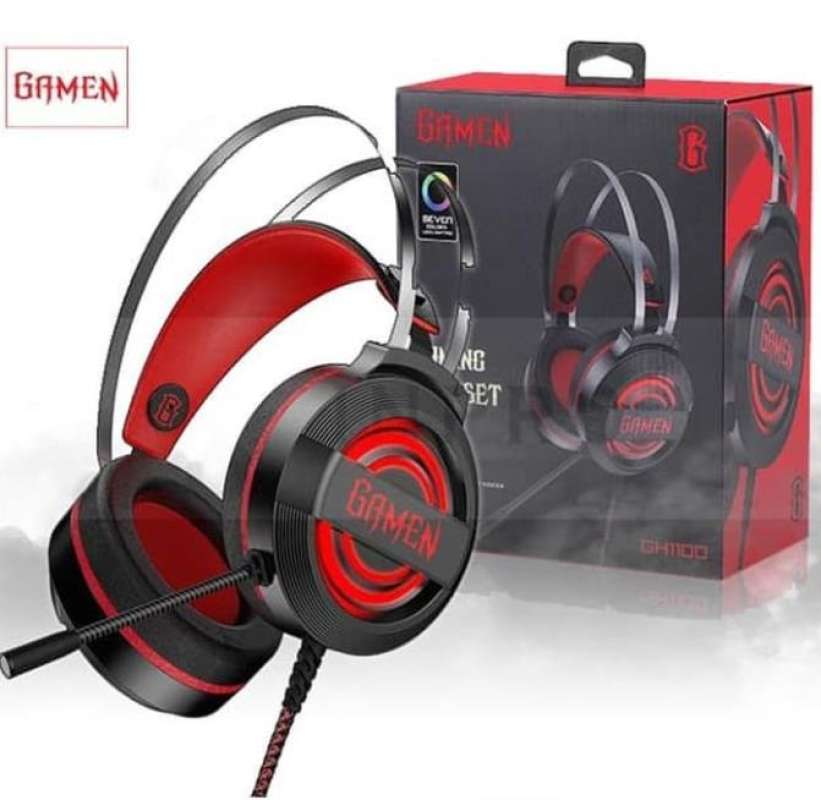 Jual GAMEN GH1100 Headphone Gaming RGB 
