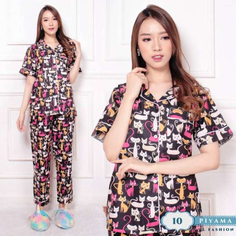 Jual Baju Piyama Cp Motif Bunga Dan Karakter Online April 2021 Blibli