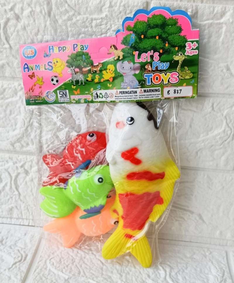 Jual Mainan Vynil Karet Ikan 4 Pcs B837 Mainan Anak Terbaru Juli 2021 Blibli