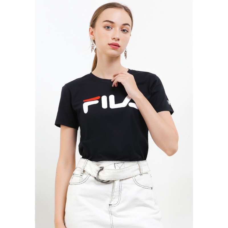 FILA Baju Kaos Wanita Culture IX Black