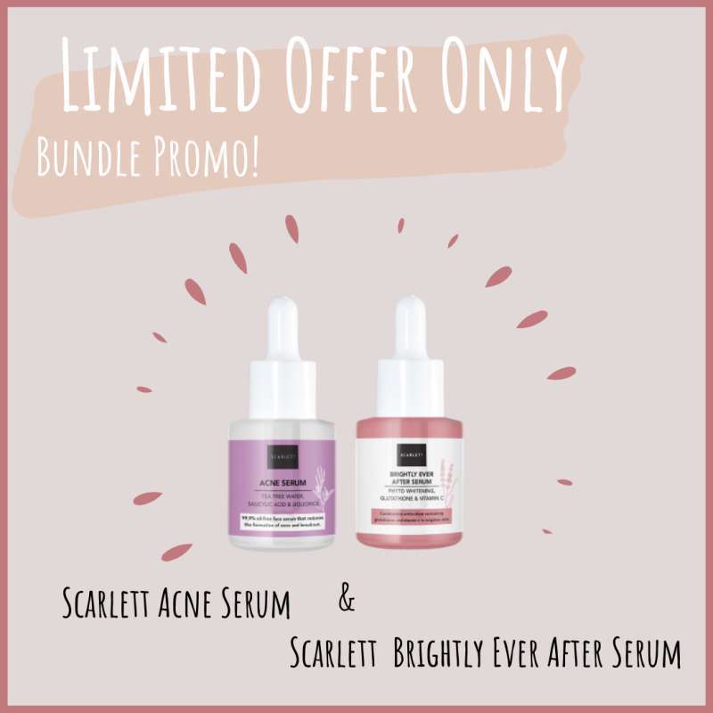 Jual Hanania Ghulam Promo Bundling Scarlett Acne Serum Scarlett Brightly Ever After Serum Ori By Felicya Angelista Online Oktober 2020 Blibli Com