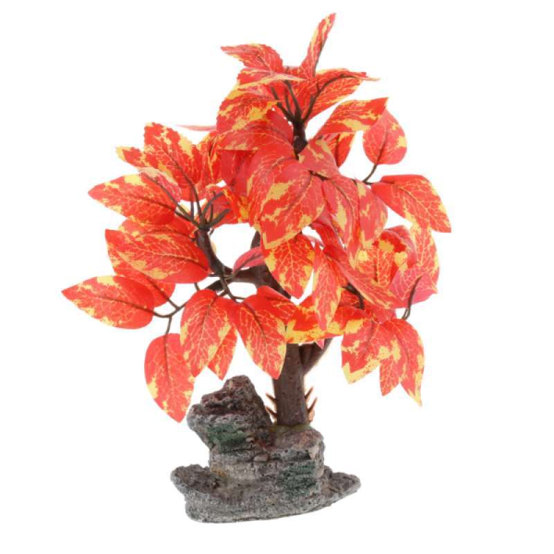 Jual Multi Color Artificial Tree Hidden Forest Aquarium Fish Tank Landscape Decor Online Desember 2020 Blibli