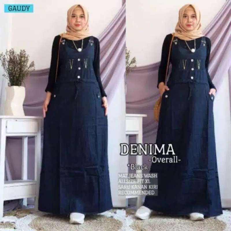 Promo OVERALL JEANS WANITA-OPEROL JEANS 