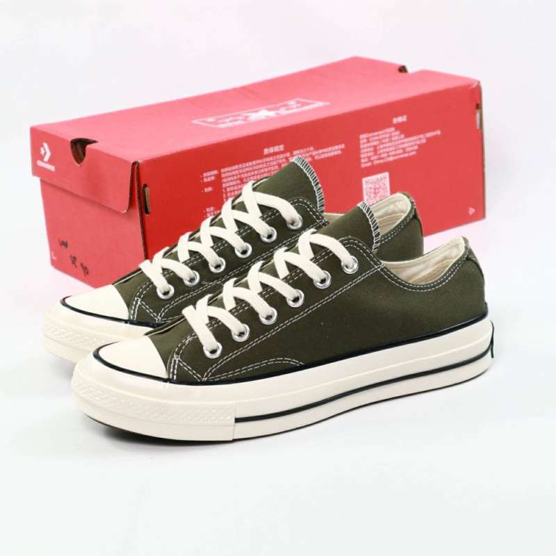 SEPATU CONVERSE ALL STAR CHUCK TAYLOR 70s OX LOW GREEN FIELD SURPLUS