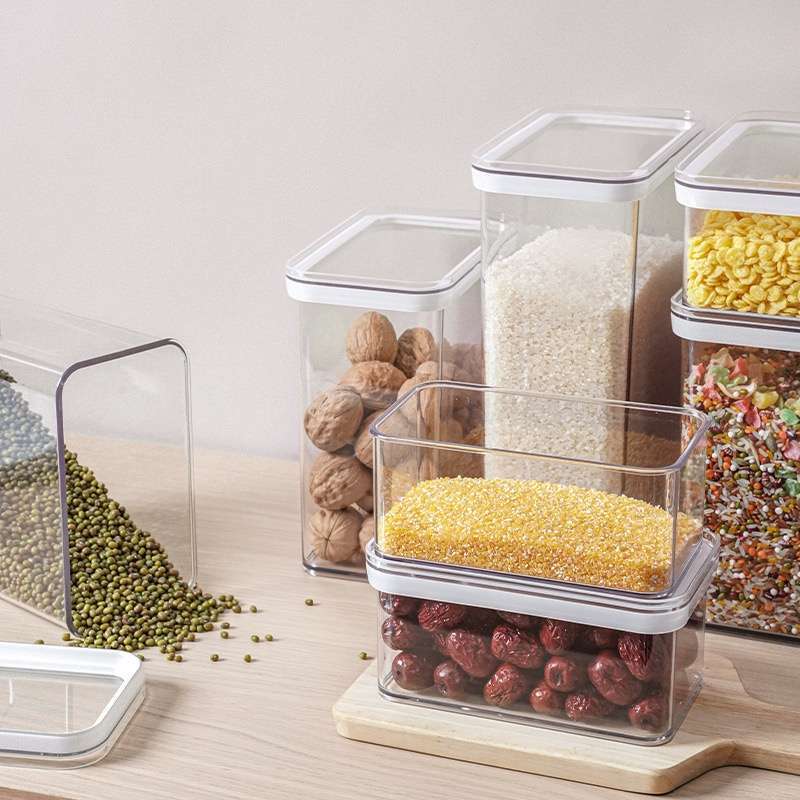 900ml/2.4l/3.4l Clear Food Storage Containers Large Capacity