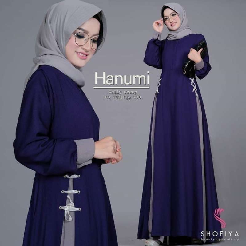 Jual Fashion Muslim Baju Gamis Wanita Terbaru Hanumi Dress Termurah Murah Mei 2021 Blibli