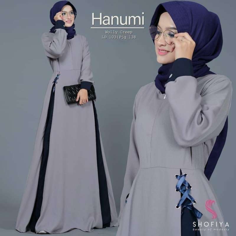 Jual Fashion Muslim Baju Gamis Wanita Terbaru Hanumi Dress Termurah Murah Mei 2021 Blibli