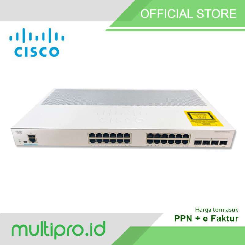 Jual Cisco Catalyst 1000 Series Switch C1000-24t-4g-l + Jual Cisco Catalyst 1000 Series Switch C1000-24t-4g-l +