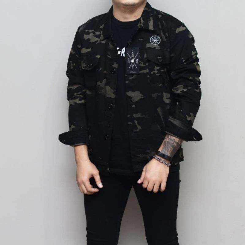Jaket cheap camo army