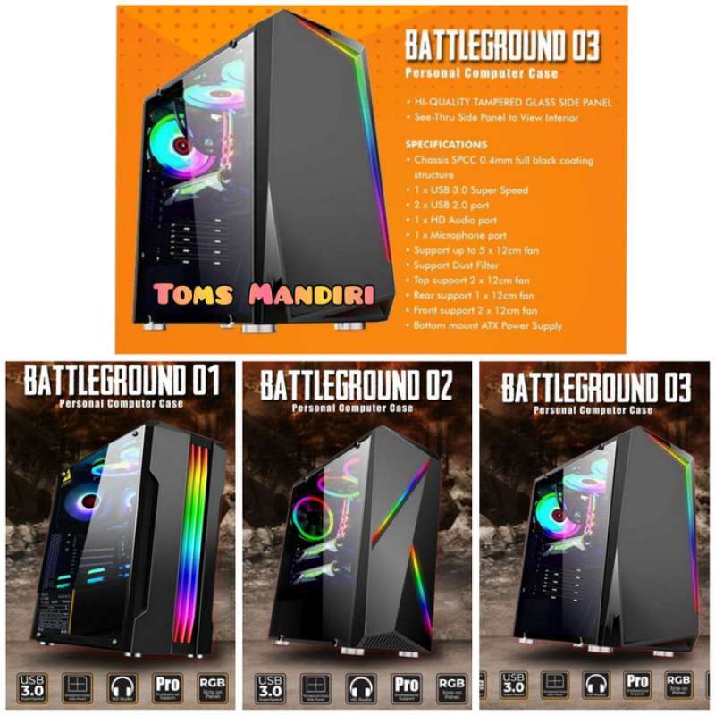 Download Casing Simbadda Gaming Battleground 01 02 03 Non Psu Terbaru Agustus 2021 Harga Murah Kualitas Terjamin Blibli