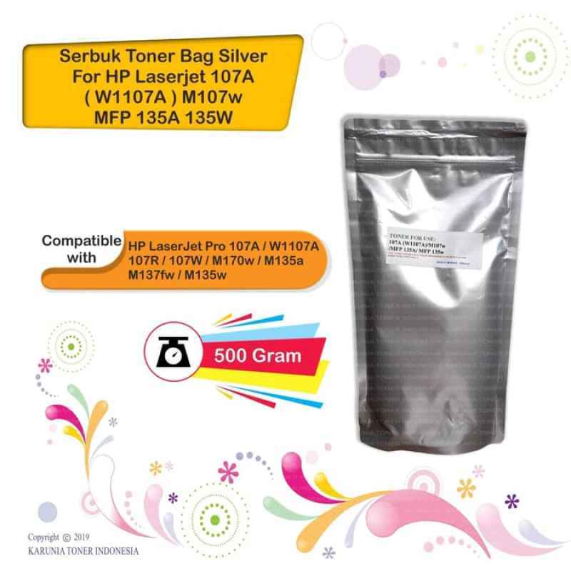 Jual Serbuk Toner HP 107A W1107A 107R 107W M170w M135a M137fw M135w 500gr  di Seller CV Karunia Toner - Kota Semarang, Jawa Tengah | Blibli
