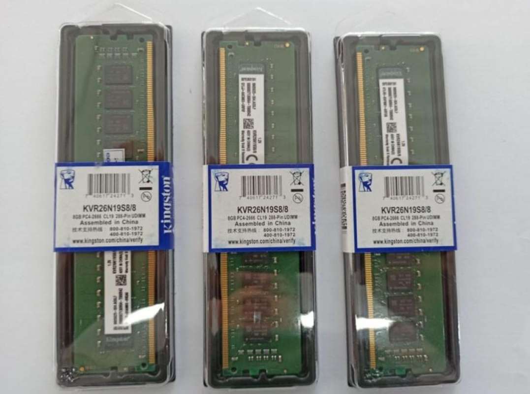 Jual Kinston RAM Memory Ddr4 8gb Pc2666 For Pc Original Murah